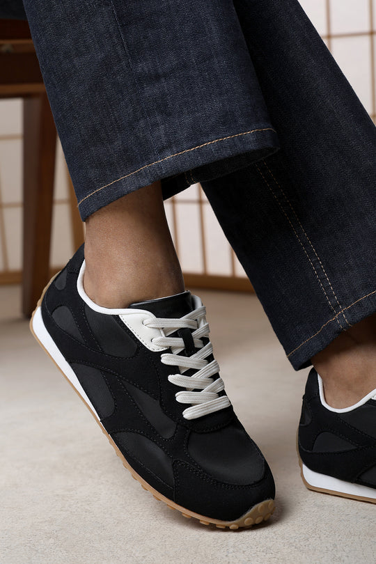 Marleigh Suede Retro Runner Trainer