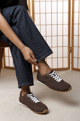 Marleigh Suede Retro Runner Trainer