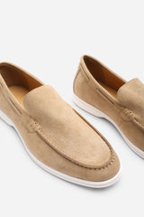 Trent Suede Slip On Easy Loafer