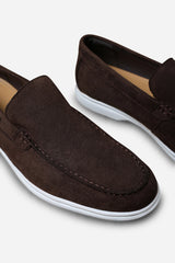 Trent Suede Slip On Easy Loafer