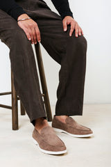 Trent Suede Slip On Easy Loafer
