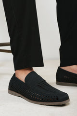 Colby Weave Slip on Loafers