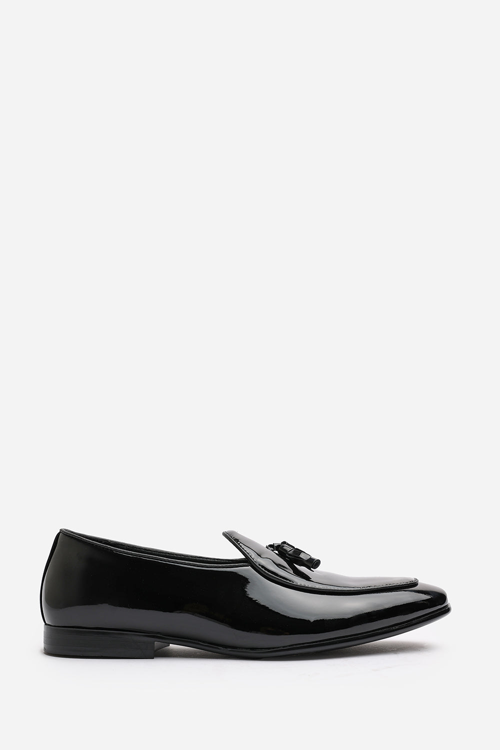 Finley Black Patent Tassel Loafer Classic Formal Dress Shoes