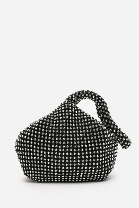 Cascabel Mini Chainmail Pouch Bag in Black