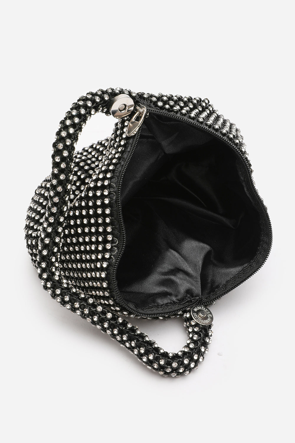 Cascabel Mini Chainmail Pouch Bag in Black