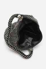 Cascabel Mini Chainmail Pouch Bag in Black