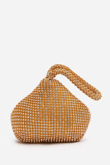 Cascabel Mini Chainmail Pouch Bag in Rose Gold