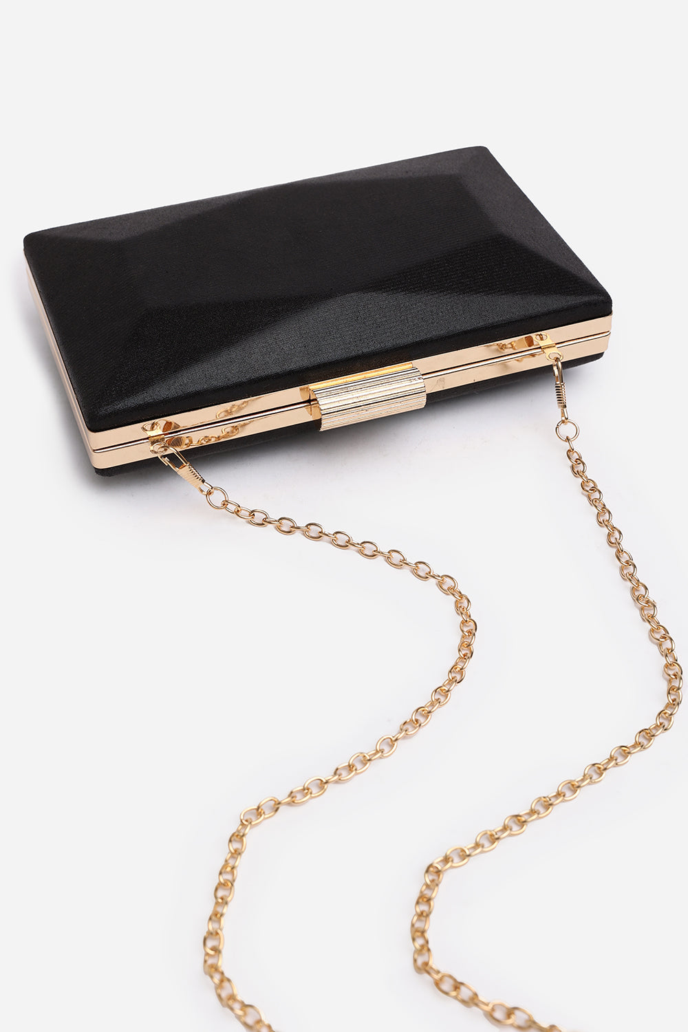 Oceane Embellished Evening Clutch In Black