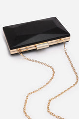 Oceane Embellished Evening Clutch In Black