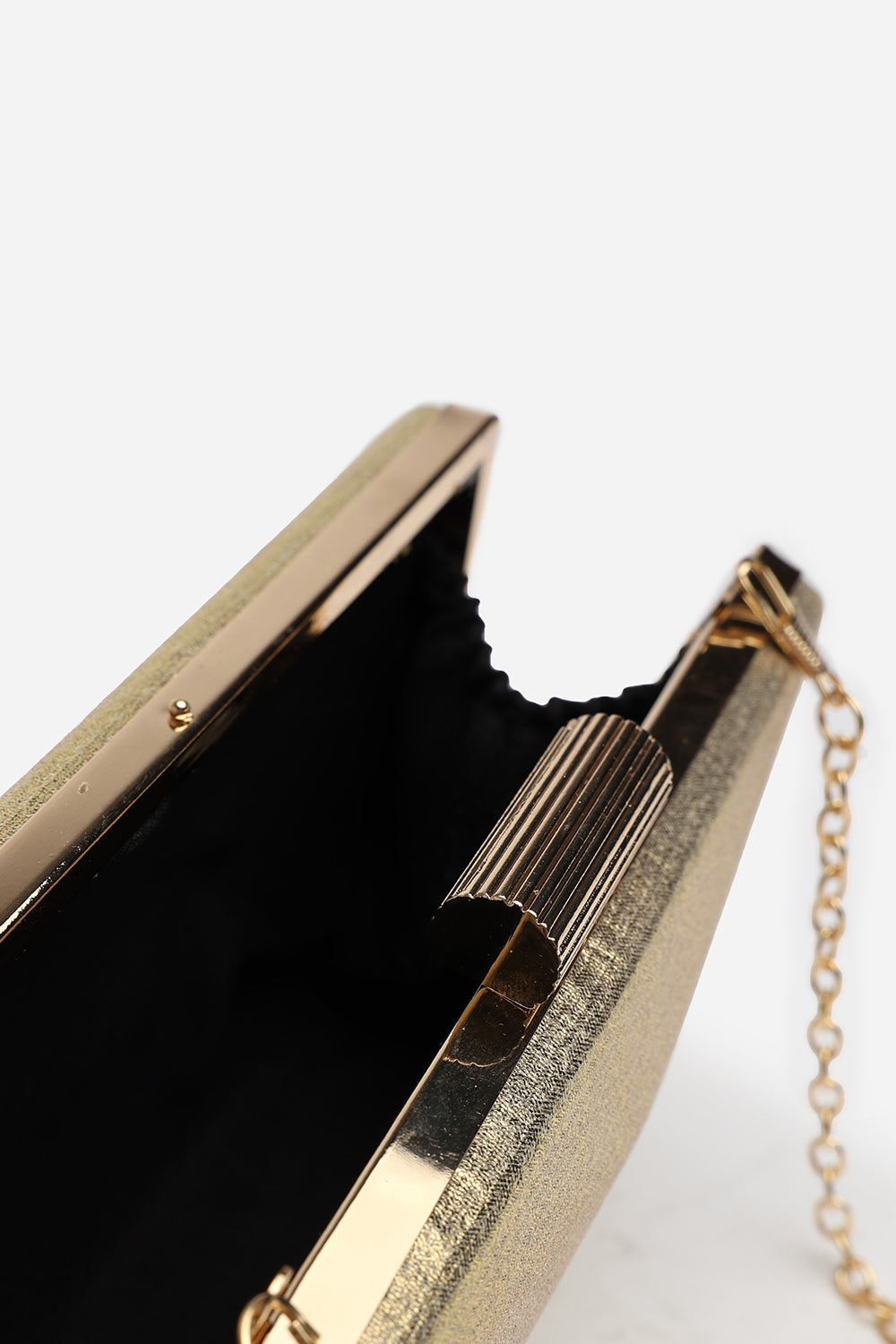 Oceane Embellished Evening Clutch In Gold