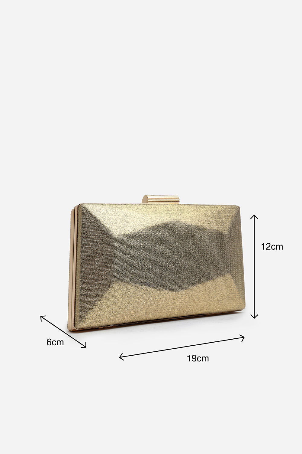 Oceane Embellished Evening Clutch In Gold
