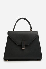 Mareas Elegant Top Handle Shoulder Bag In Black