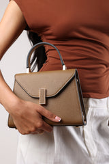 Mareas Elegant Top Handle Shoulder Bag In Brown