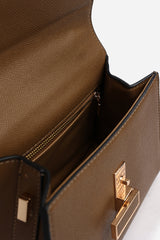 Mareas Elegant Top Handle Shoulder Bag In Brown
