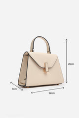Mareas Elegant Top Handle Shoulder Bag In Cream