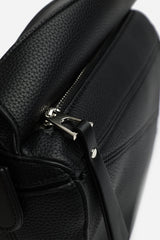 Abrazo Geometric Top Handle Bag in Black