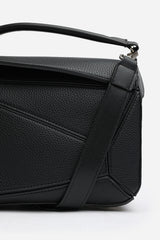 Abrazo Geometric Top Handle Bag in Black