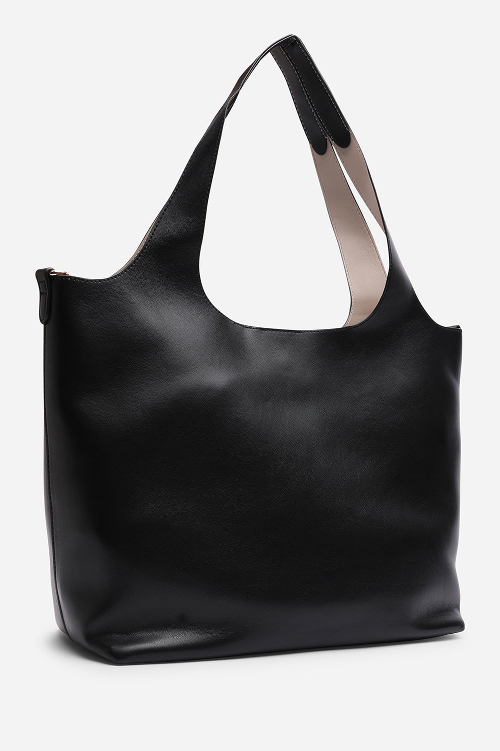 Citron Black Shoulder Tote Bag