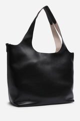 Citron Black Shoulder Tote Bag