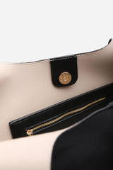 Citron Black Shoulder Tote Bag