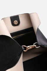 Citron Black Shoulder Tote Bag