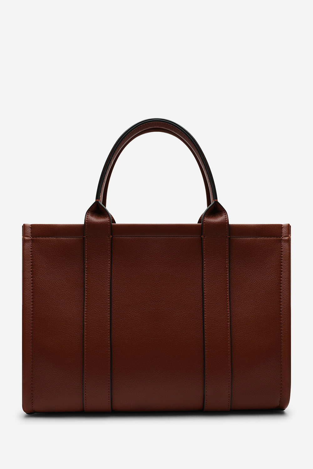 Quarry Dark Brown Tote bag With Top Grab Handles