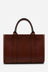 Quarry Dark Brown Tote bag With Top Grab Handles