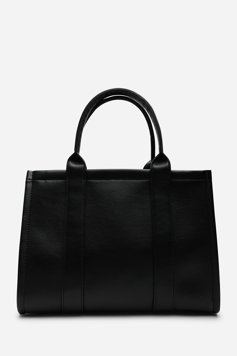 Quarry Black Tote bag With Top Grab Handles