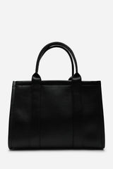 Quarry Black Tote bag With Top Grab Handles