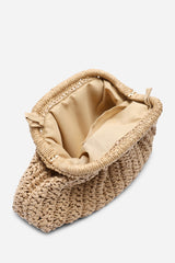 Naya Raffia Crochet Clutch