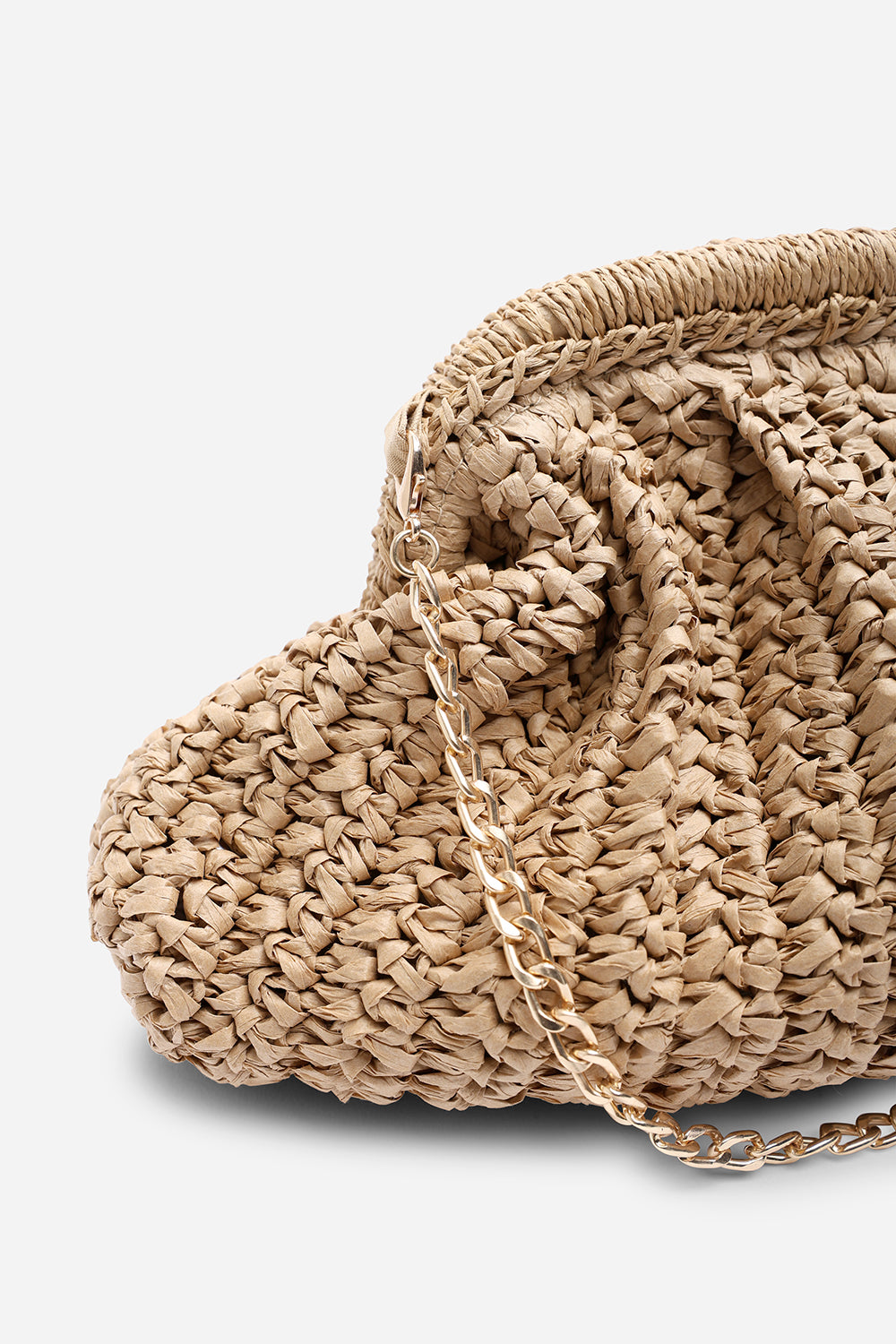Naya Raffia Crochet Clutch