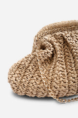 Naya Raffia Crochet Clutch