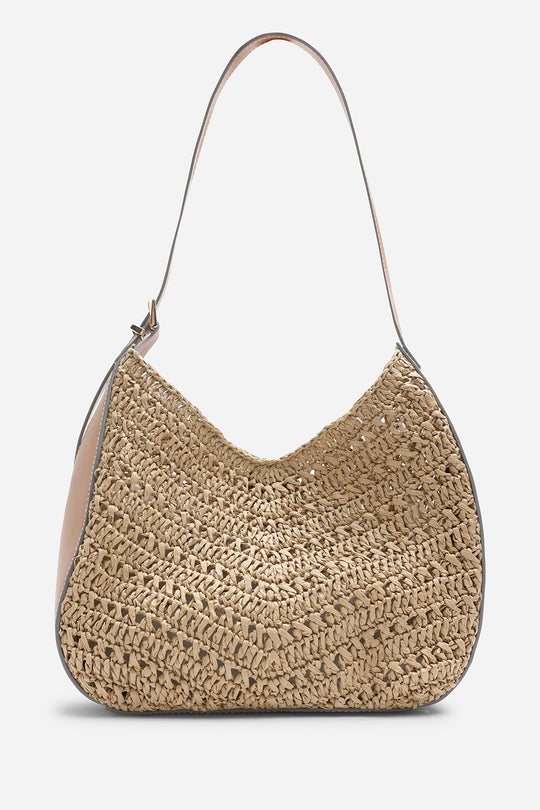 Harmoni Woven Natural Fibre Shoulder Bag