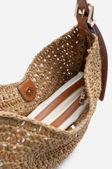 Harmoni Woven Natural Fibre Shoulder Bag