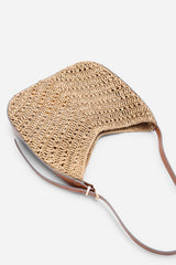 Harmoni Woven Natural Fibre Shoulder Bag
