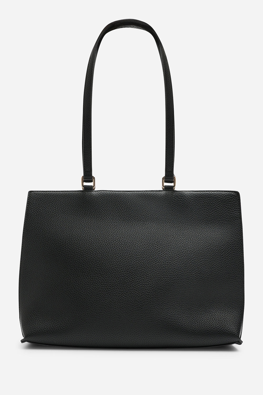 Mariella Faux Leather Tote Bag in Black