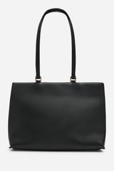 Mariella Faux Leather Tote Bag in Black