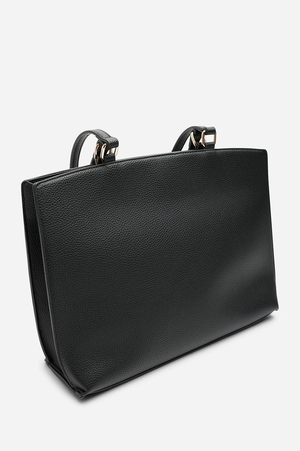 Mariella Faux Leather Tote Bag in Black