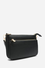 Elani Small Double Zip Cross Body Bag