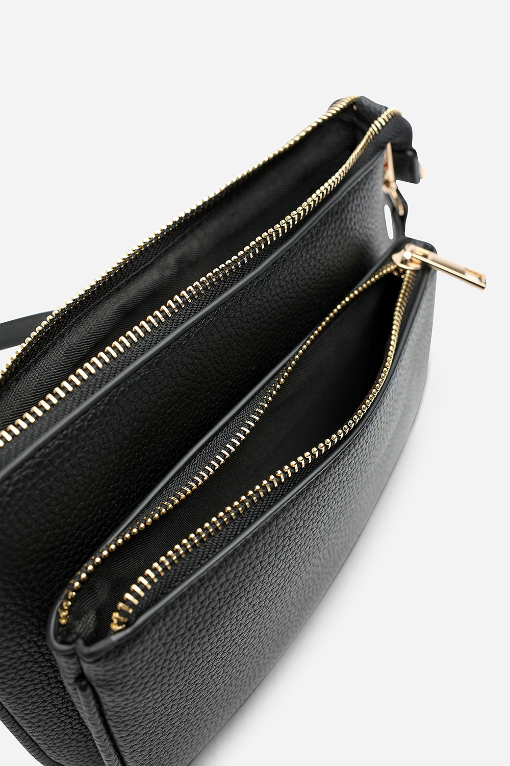 Elani Small Double Zip Cross Body Bag