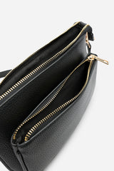 Elani Small Double Zip Cross Body Bag