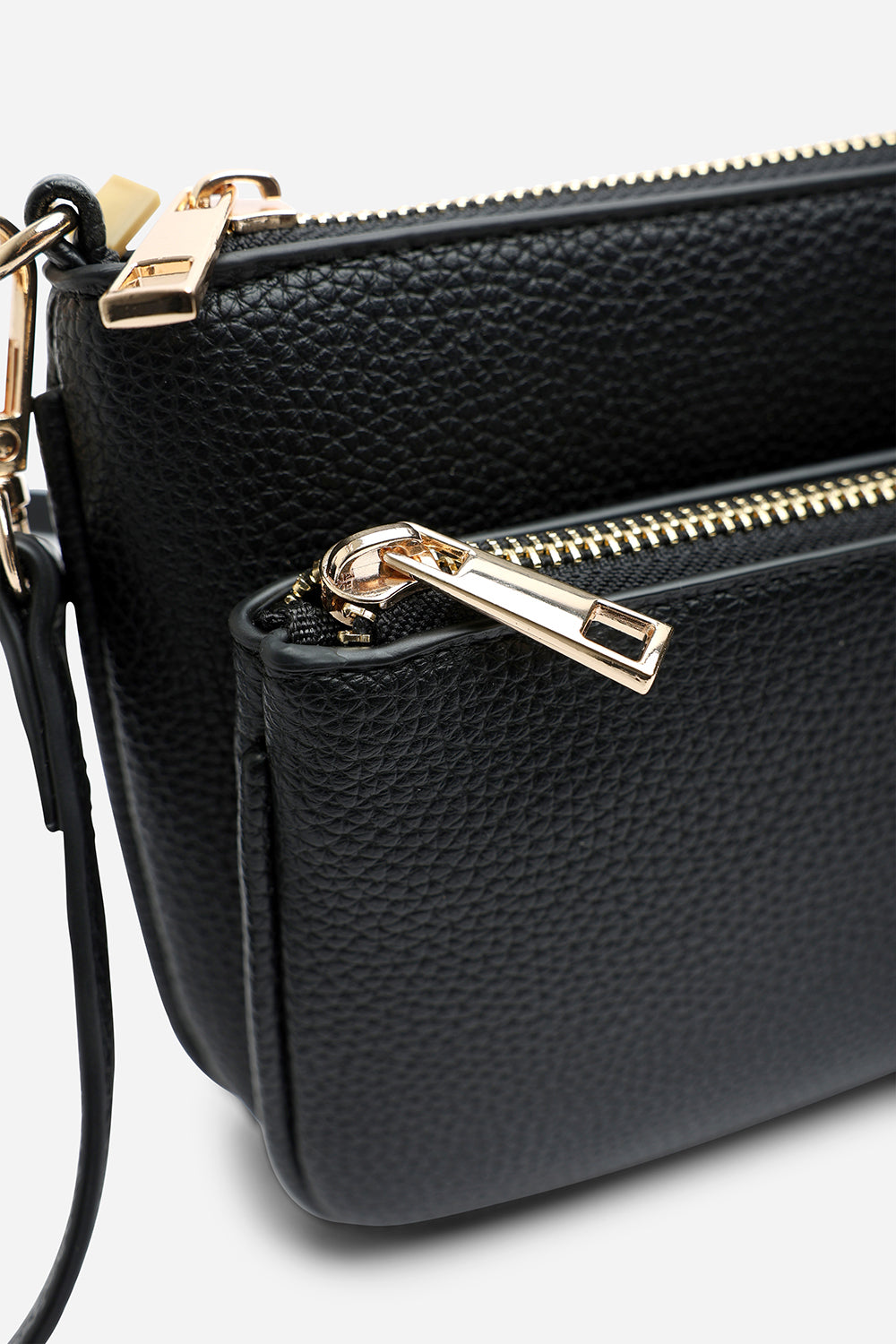 Elani Small Double Zip Cross Body Bag