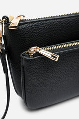 Elani Small Double Zip Cross Body Bag