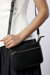 Elani Small Double Zip Cross Body Bag