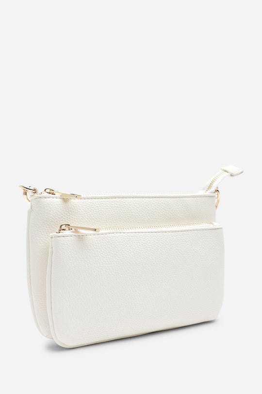Elani Small Double Zip Cross Body Bag