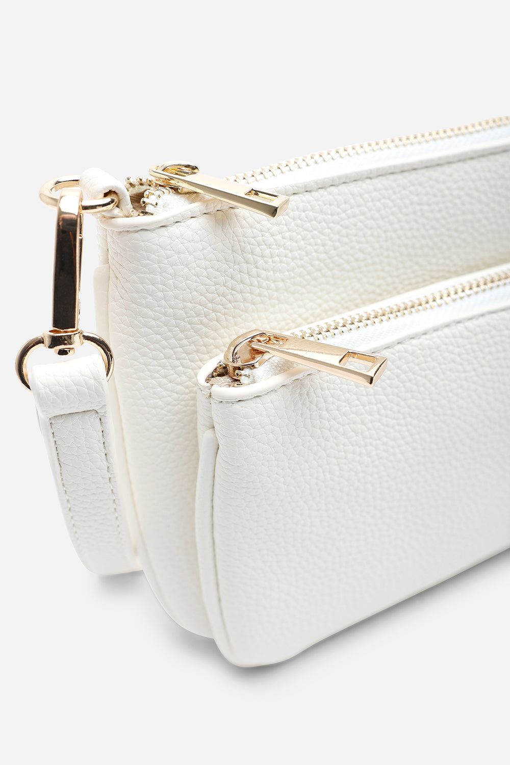Elani Small Double Zip Cross Body Bag