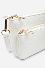 Elani Small Double Zip Cross Body Bag