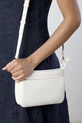 Elani Small Double Zip Cross Body Bag