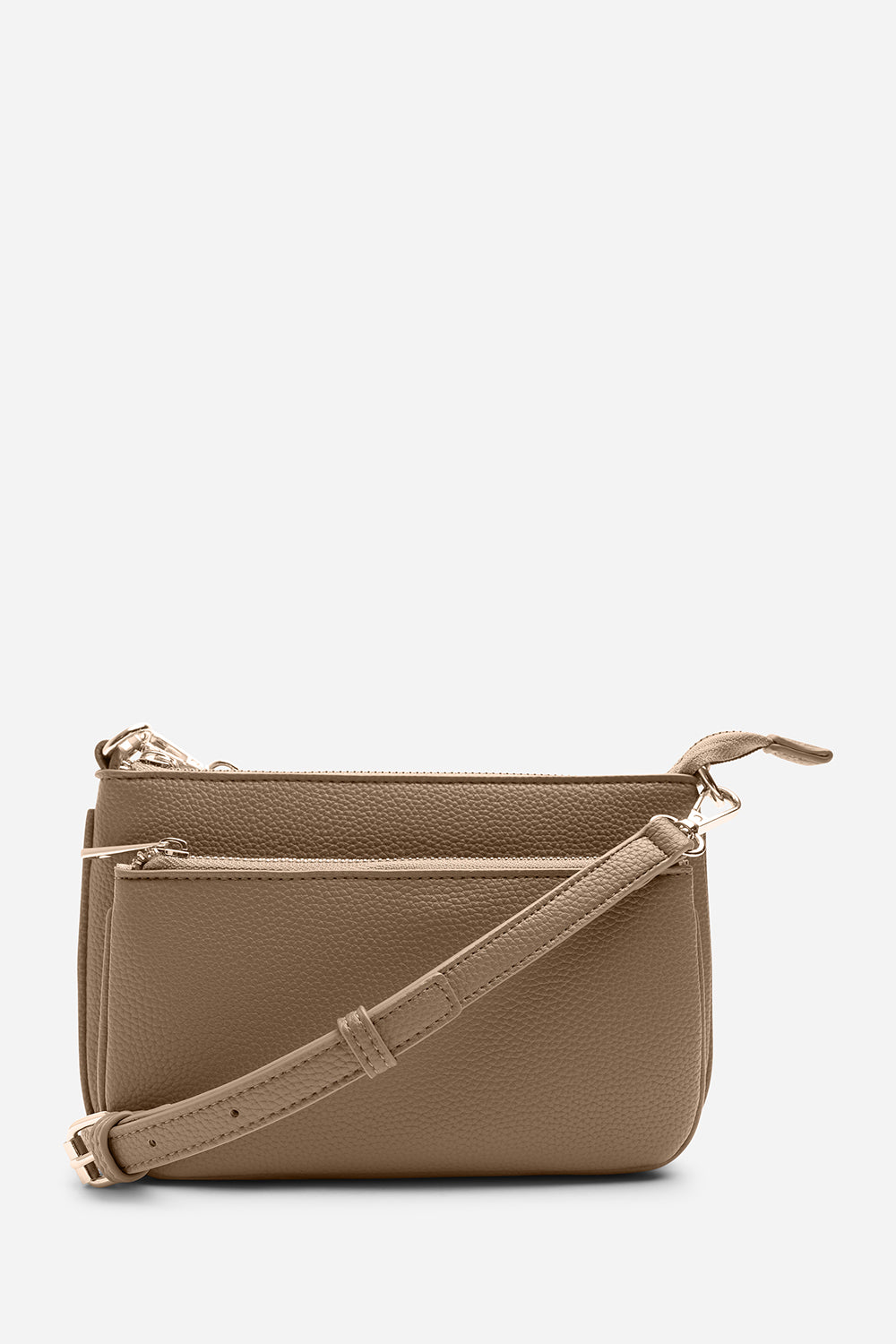 Elani Small Double Zip Cross Body Bag