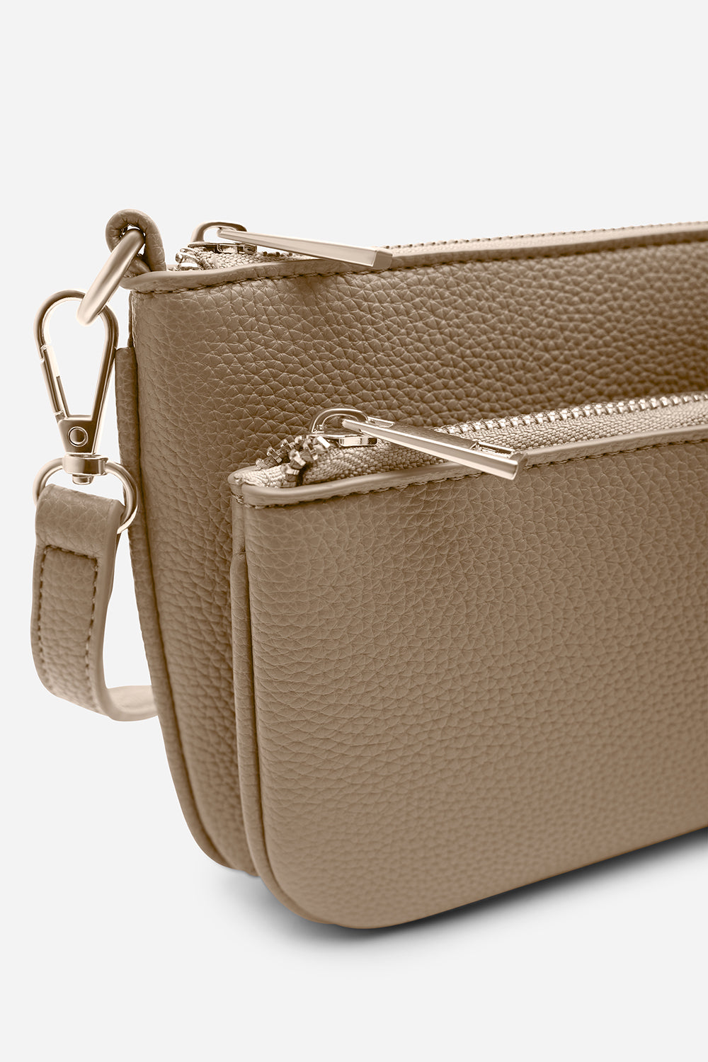 Elani Small Double Zip Cross Body Bag